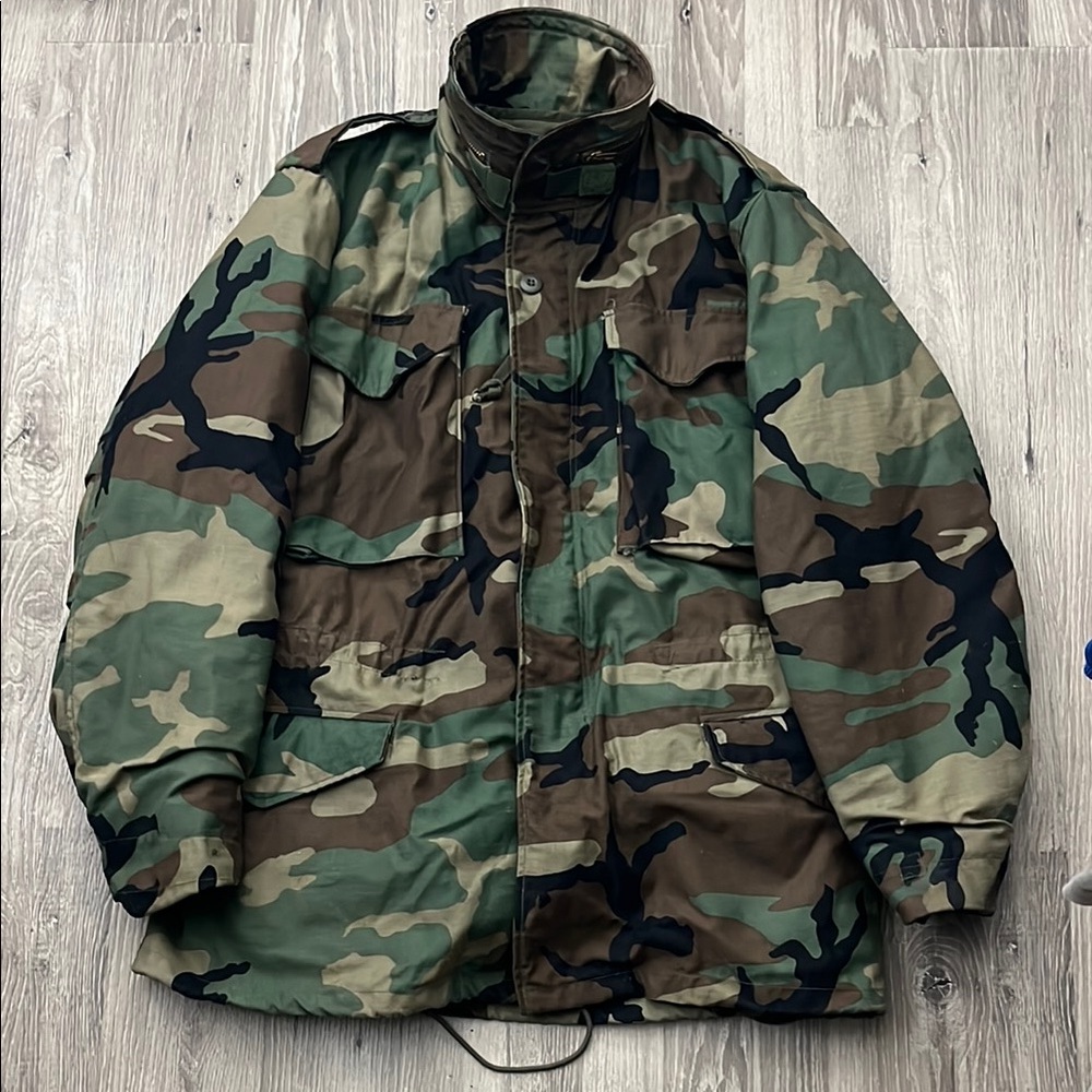 Vintage army cold weather coat/M